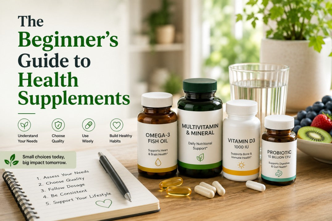 The Beginner’s Guide to Health Supplements