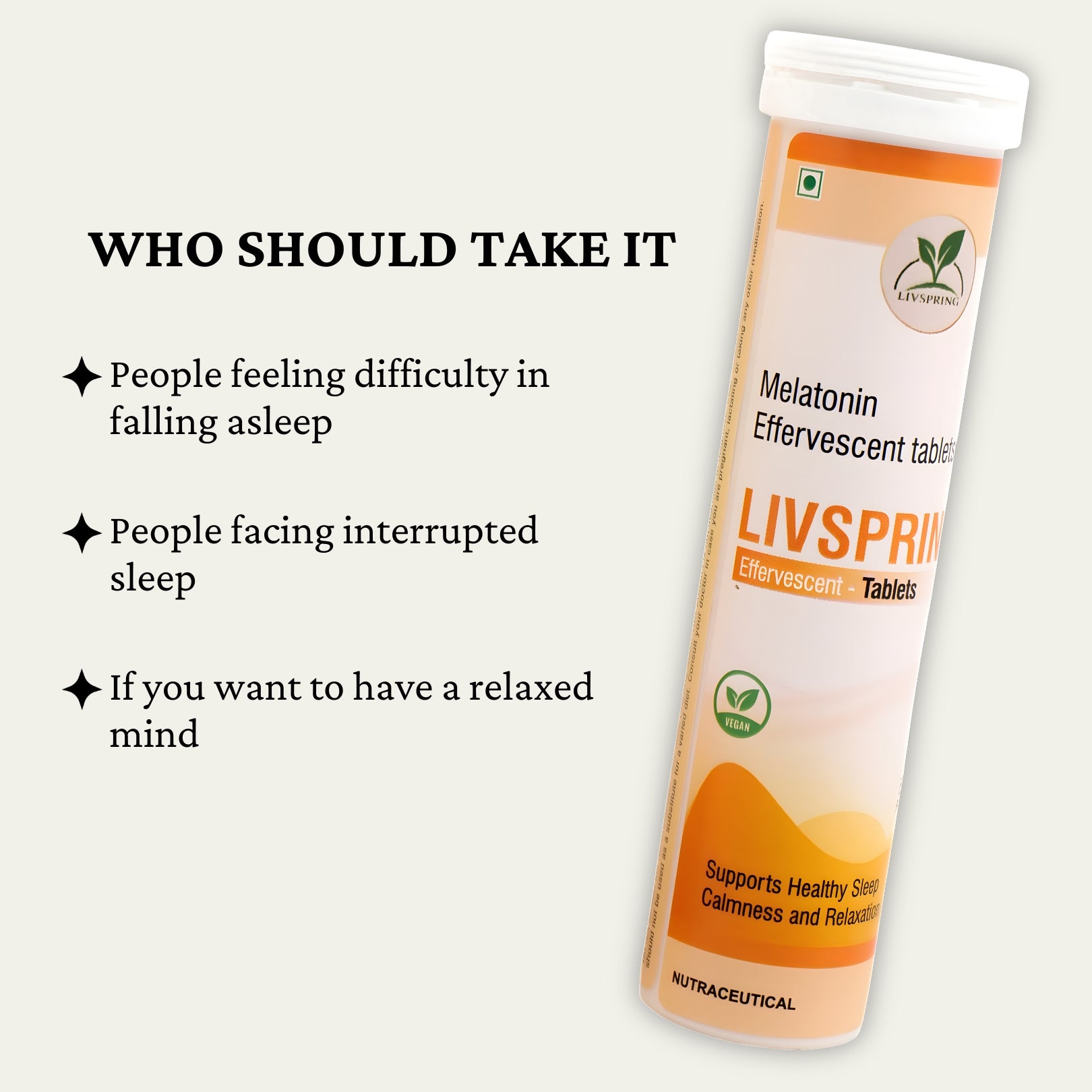 Livspring Melatonin Tablets