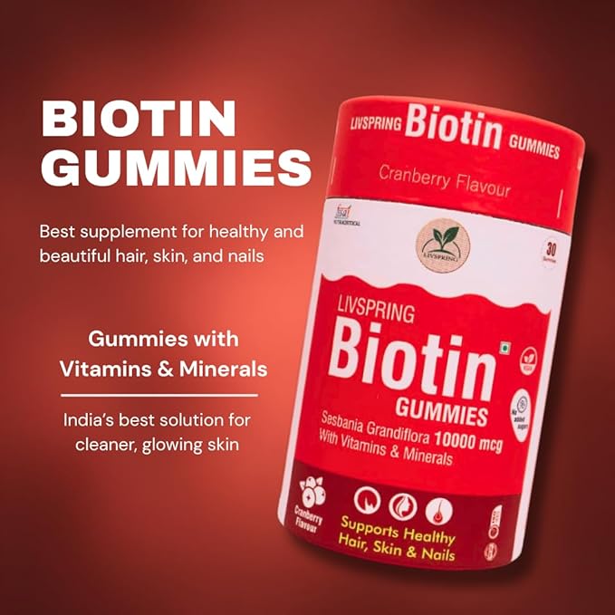Biotin Hair Gummies For Hair Growth