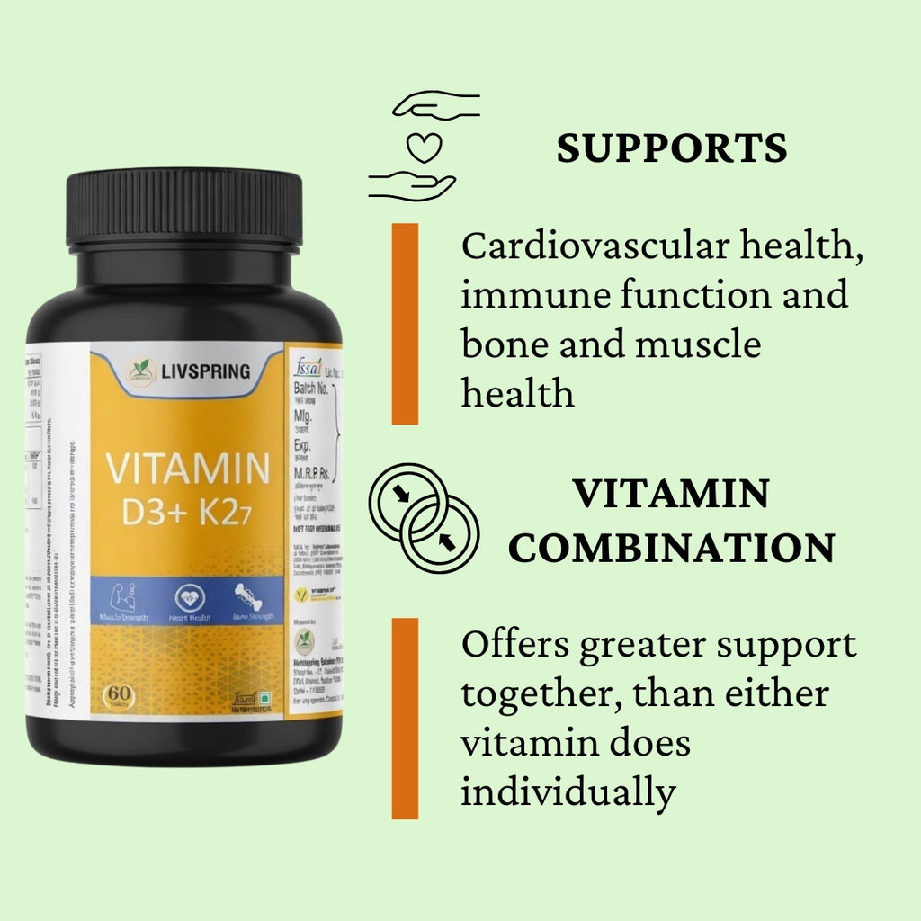 LivSpring Vitamin D3+ K27